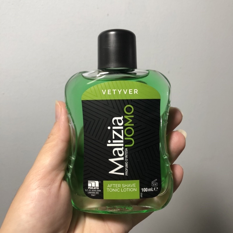 Nước dưỡng da sau cạo râu Malizia Vetyver After shave tonic Lotion 100ml