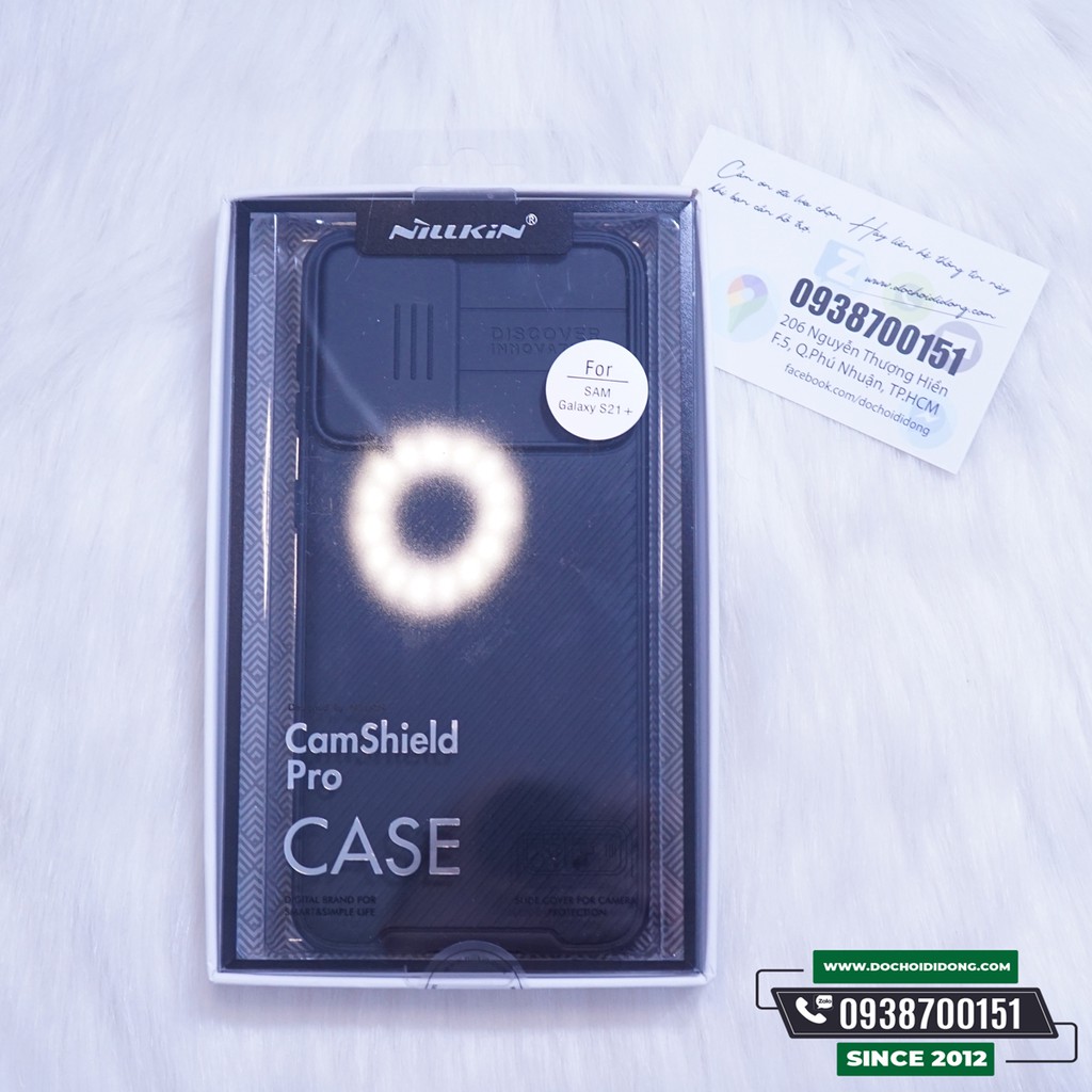 Ốp Lưng Trượt Che bảo vệ Camera Nillkin Camshield SamSung S21- S21 Plus- S21 Ultra