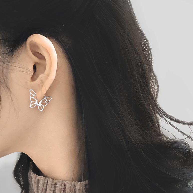 (0129) Khuyên Tai Viền 🦋 Sáng Tạo Cá Tính Phong Cách Vintage