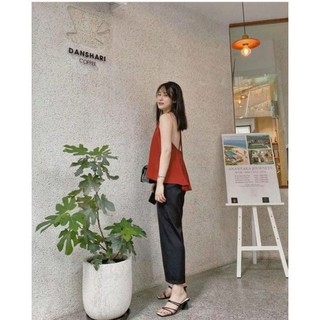 ÁO YẾM ĐỎ HỞ LƯNG