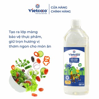 Dầu dừa hữu cơ Vietcoco - 500ml