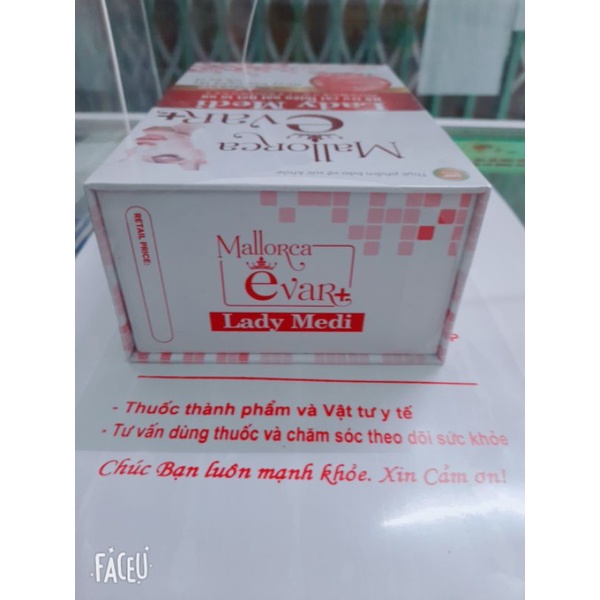 Mallorca Evar tăng cườg nội tiết tố nữ+làm đẹp da giảm nám sạm dùng được cho người có u nang