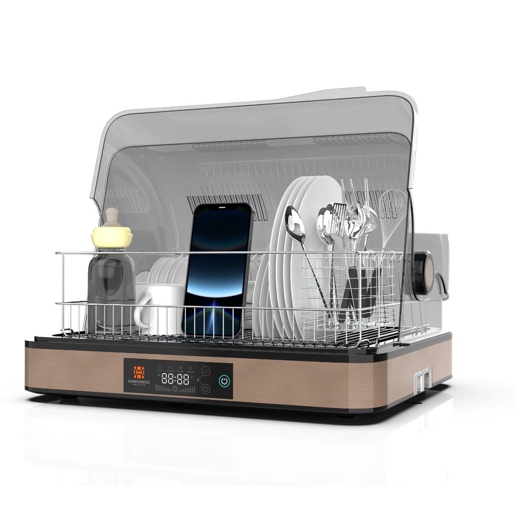 Máy Sấy Khử Trùng Bát Đĩa Hawonkoo USH - 400 , Dung Tích 60L, Bảo Hành 12