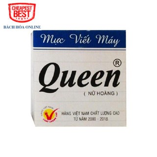 Mực Queen có 3 màu : Tím -Xanh -Đen, mực bút máy chất lượng cao