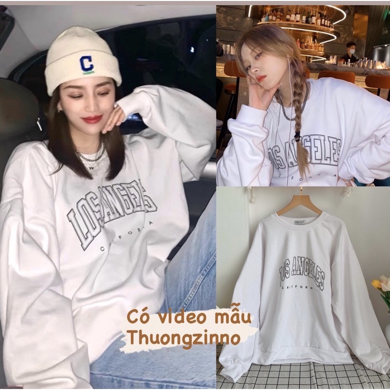 [Ảnh thật/Video] Áo Sweater nỉ bông Lost Anger Áo hoodie Form rộng Hàn Quốc