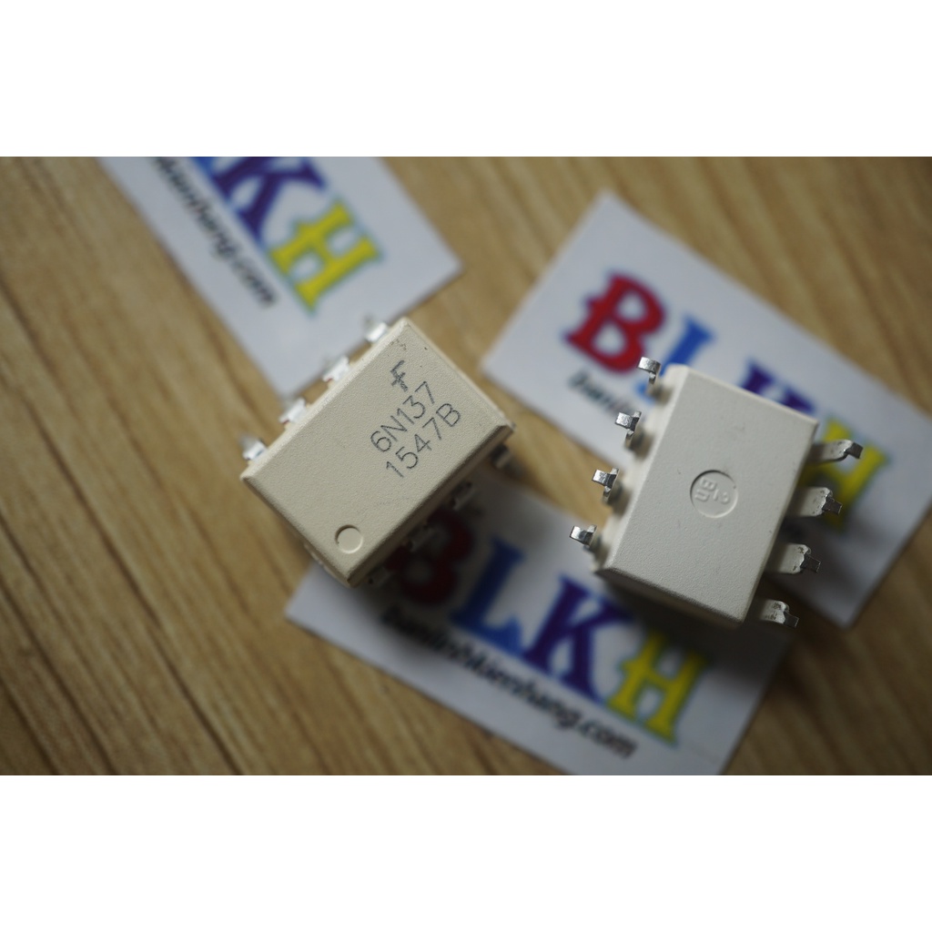 2 IC Opto 6N137 SOP-8 chính hãng Fairchild