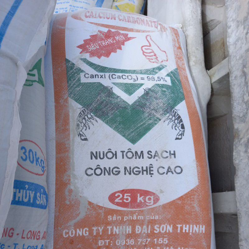 1kg Vôi Canxi, loại trắng tinh và siêu mịn, dùng hạ phèn trong nước cho ốc lươn...