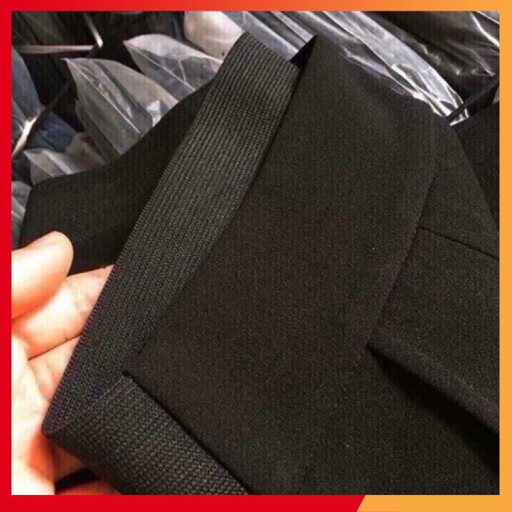 Quần baggy lưng chun ⚡️HÀNG LOẠI ĐẸP ⚡️Quần vải công sở chất vải tuyết mưa, dễ phối đồ