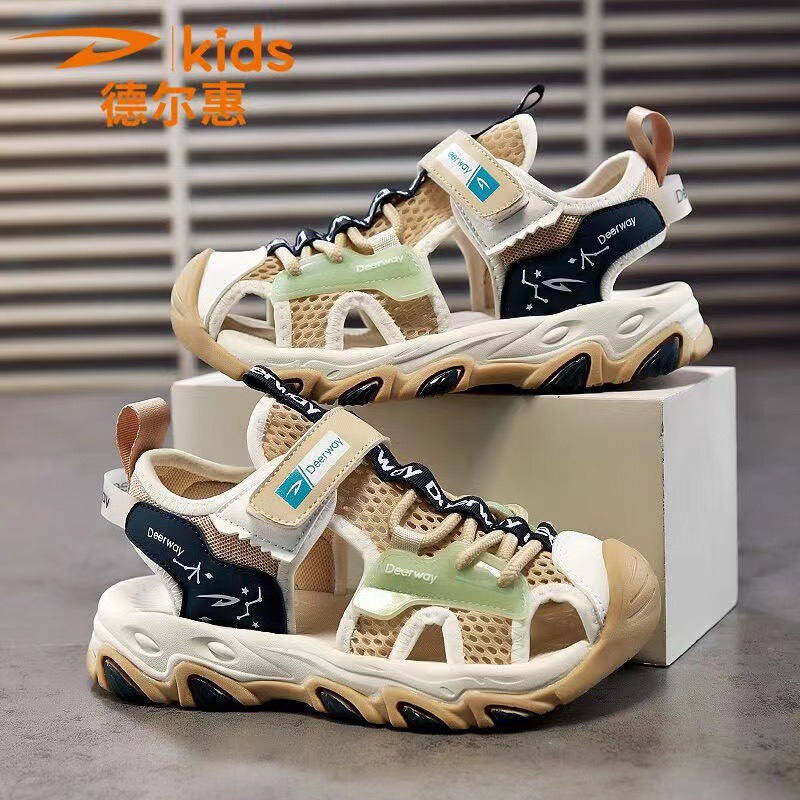 Dép Sandal Sport Bít Mũi Cho Bé Trai, Mẫu Mới 2022 - Hàng Quảng Châu Cao Cấp (2226)