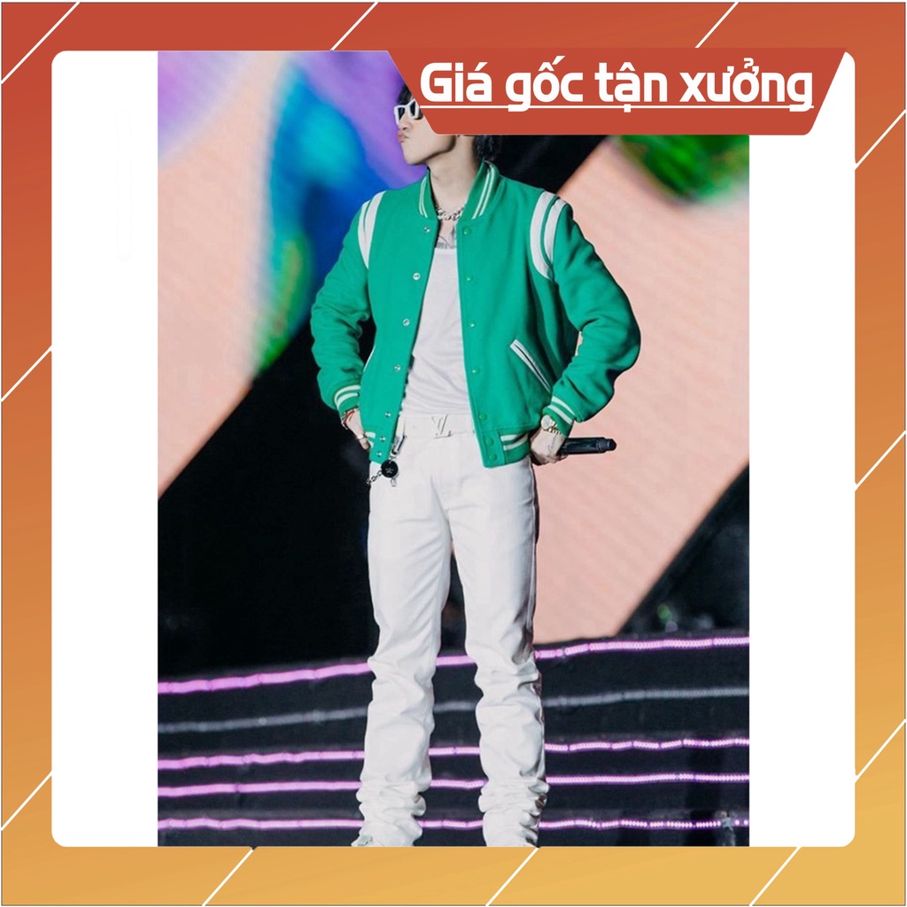 🔥XẢ KHO🔥 áo khoác lụa bomber Givenchi Teddy phong thái Ca Sỹ Sơn Tùng MTP