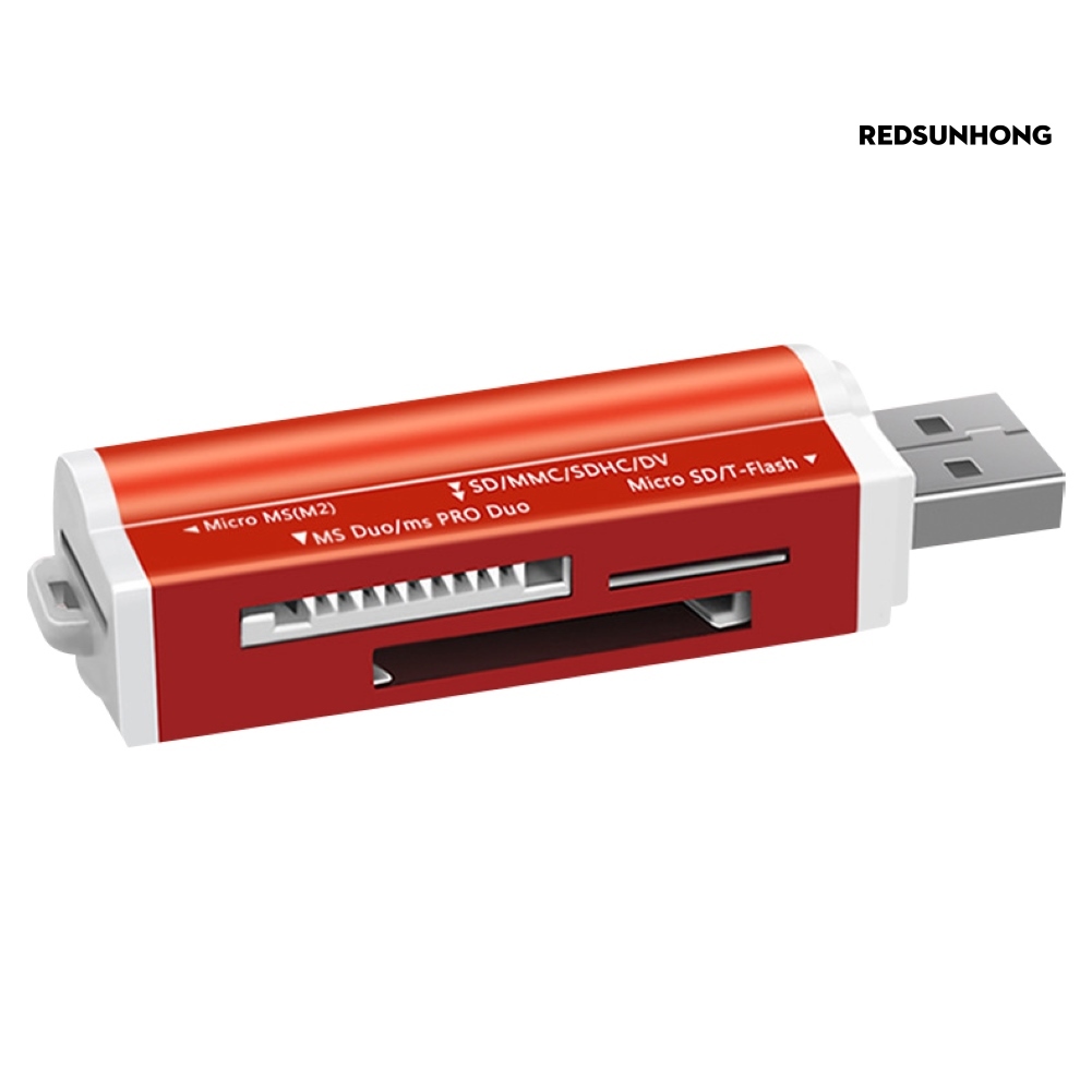 Đầu Đọc Thẻ Nhớ Mini Usb Tf / Micro-Sd / Ms / M2 4 Trong 1 | BigBuy360 - bigbuy360.vn