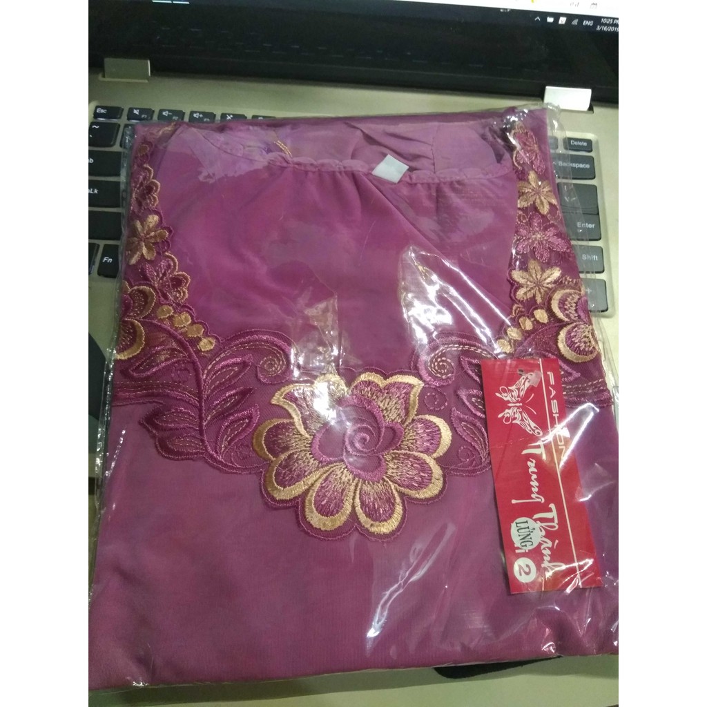 BỘ ĐỒ LỬNG THUN LẠNH VIỀN REN size 48kg đến 75kg | BigBuy360 - bigbuy360.vn