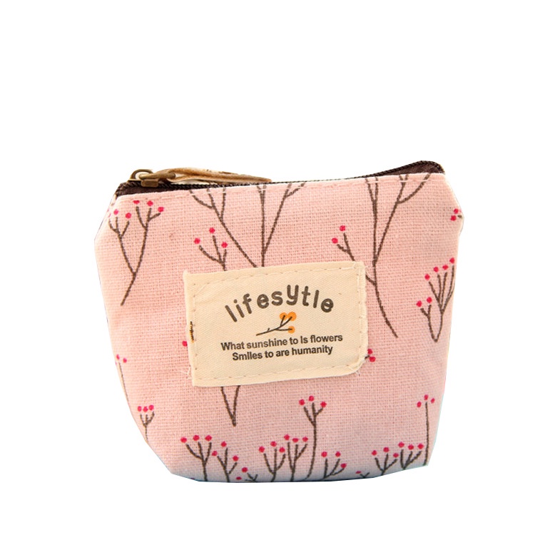 Ví Đựng Tiền Xu Chất Liệu canvas Họa Tiết Hoạt Hình Dễ Thương Gylb1422