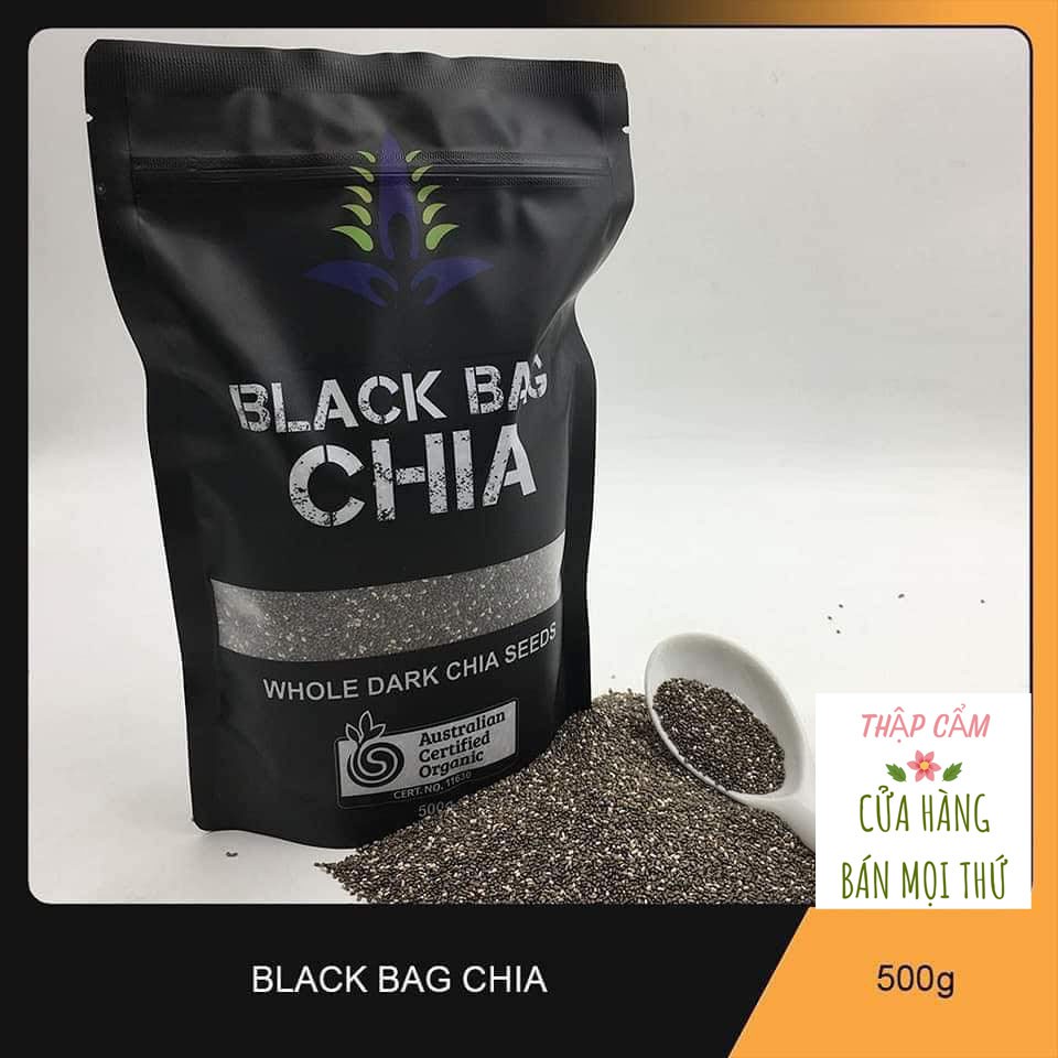 Chuyên mục [Ở nhà vẫn khỏe] - Hạt chia Úc Black Bag túi 500g-[Ảnh thật]