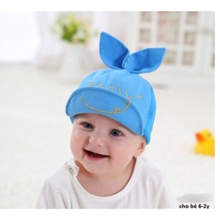 Nón chữ Milk cho bé trai bé gái từ 6m đến 3 tuổi