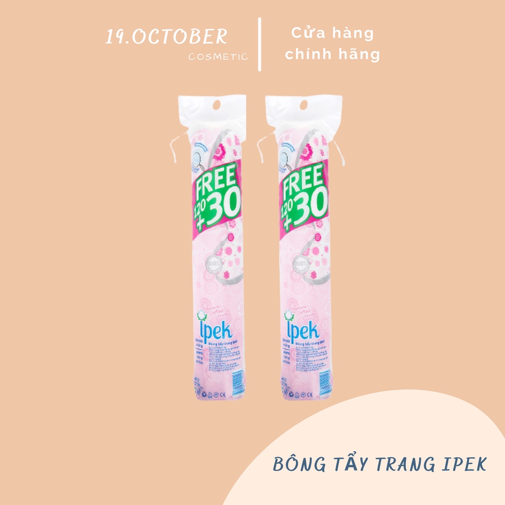 [150 miếng] Bông Tẩy Trang Ipek Thổ Nhĩ Kỳ