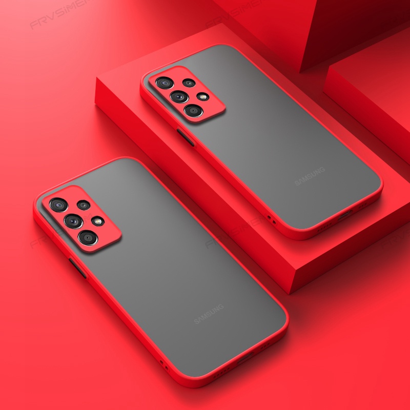 Ốp Điện Thoại Cứng Mặt Nhám Chống Sốc Bảo Vệ Camera Cho Samsung Galaxy A52S A32 A52 A72 4G A13 A33 A53 5G SM-A536B