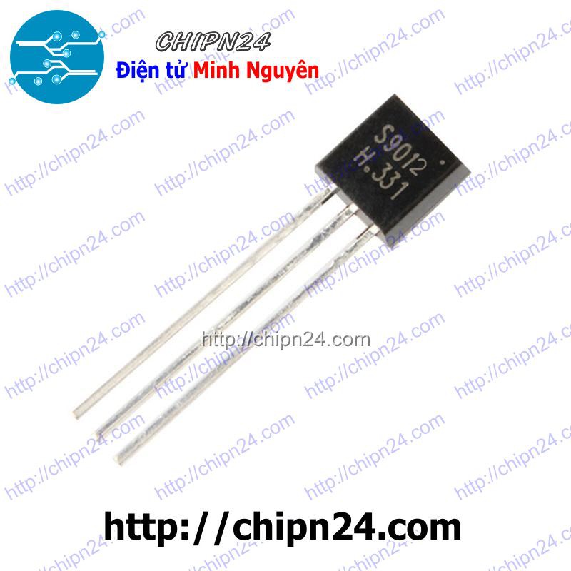 [10 CON] Transistor S9012 9012 TO-92 PNP 500mA 40V