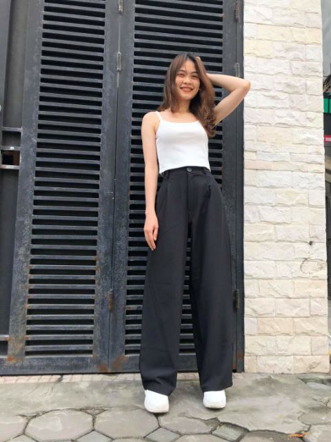 Quần ống rộng kẻ [Ảnh thật/Video | BigBuy360 - bigbuy360.vn