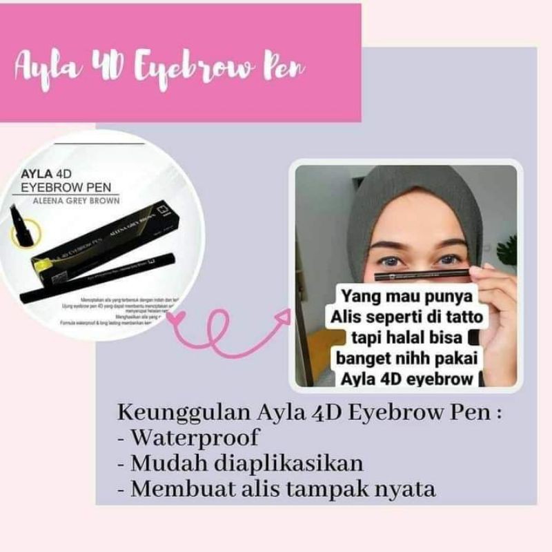 (Hàng Mới Về) Gel Kẻ Mày Ayla 4d Trang Điểm Chuyên Nghiệp | BigBuy360 - bigbuy360.vn