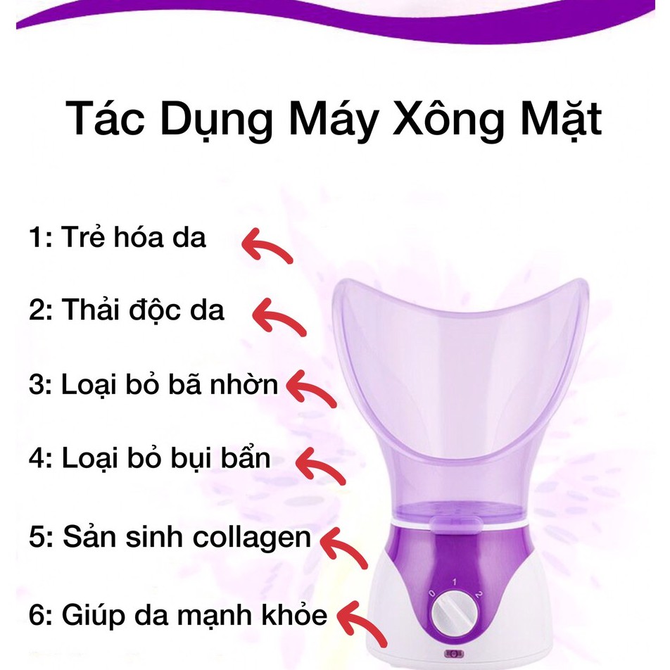 Máy xông hơi mặt thảo dược mini cao cấp