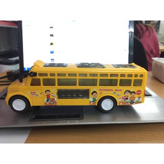Xe bus pin đèn 3D (SCHOOL BUS) dài 24cm