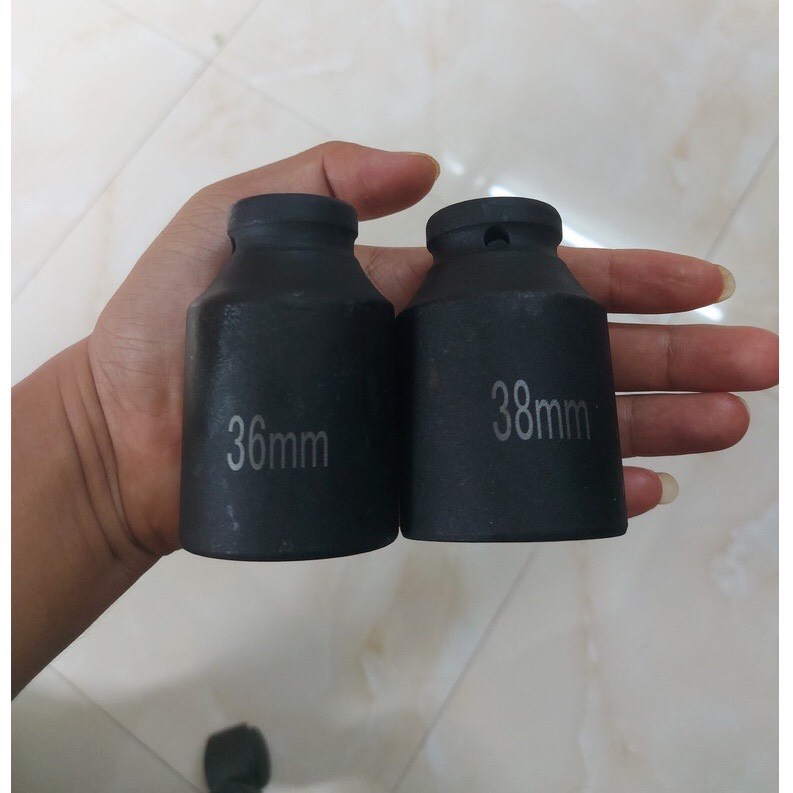 &quot;&quot;Đầu Tuýp Khẩu Mở Lồng Máy Giặt Và Mở Nồi Xe Ga Size 36,38,41mm&quot;&quot;. Chân Lỗ 1/2 gắn trực tiếp máy bắn Bulong