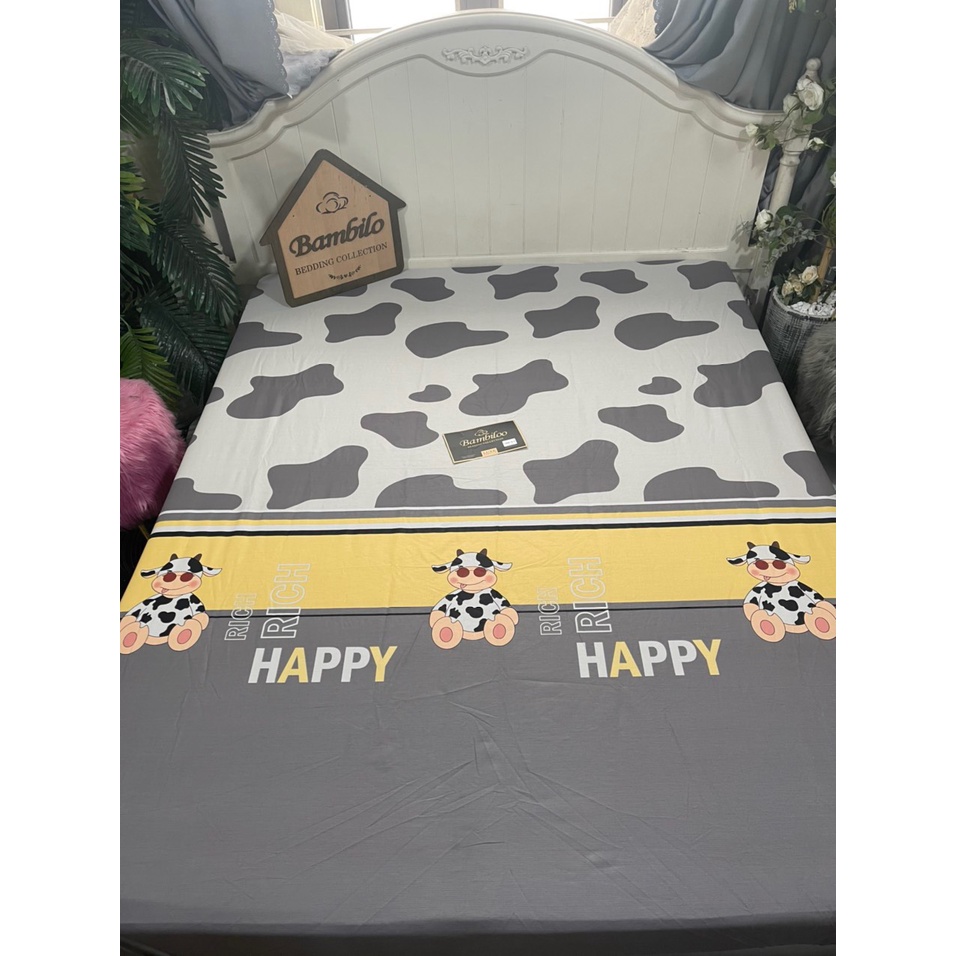 GA CHỐNG THẤM COTTON BAMBILO HÀNG NHẬP ĐẸP KÈM TÚI SÁCH (KO KÈM GỐI)