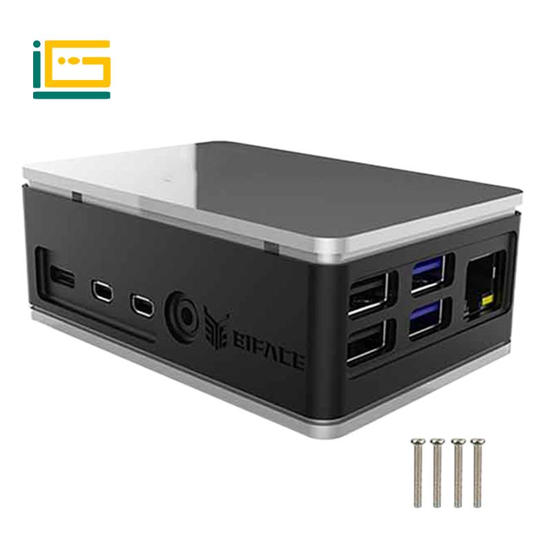 Vỏ Tản Nhiệt Bằng Hợp Kim Nhôm Kèm Quạt Tản Nhiệt Cho Raspberry Pi4 Raspberry Pi 4 el