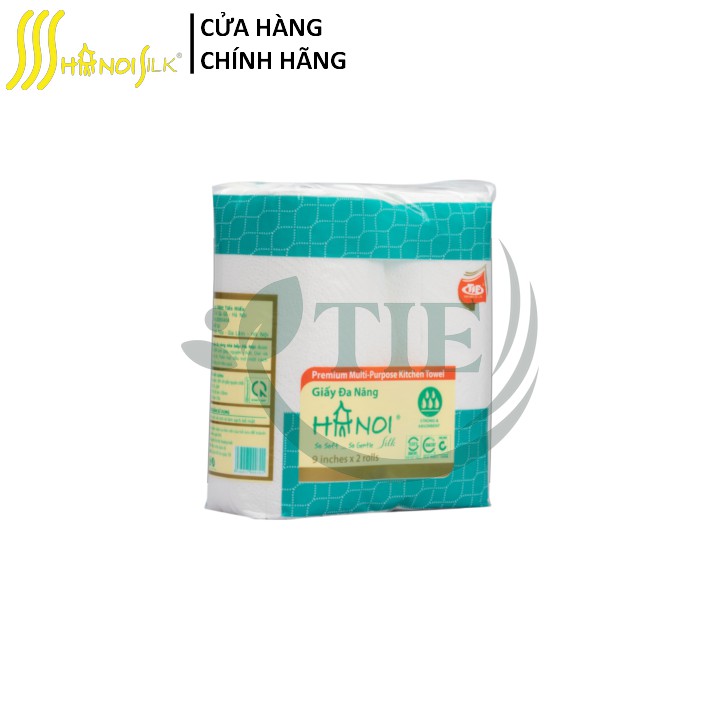 [HÀNG CHÍNH HÃNG] Giấy bếp/ Giấy đa năng Hà Nội Silk 2 cuộn