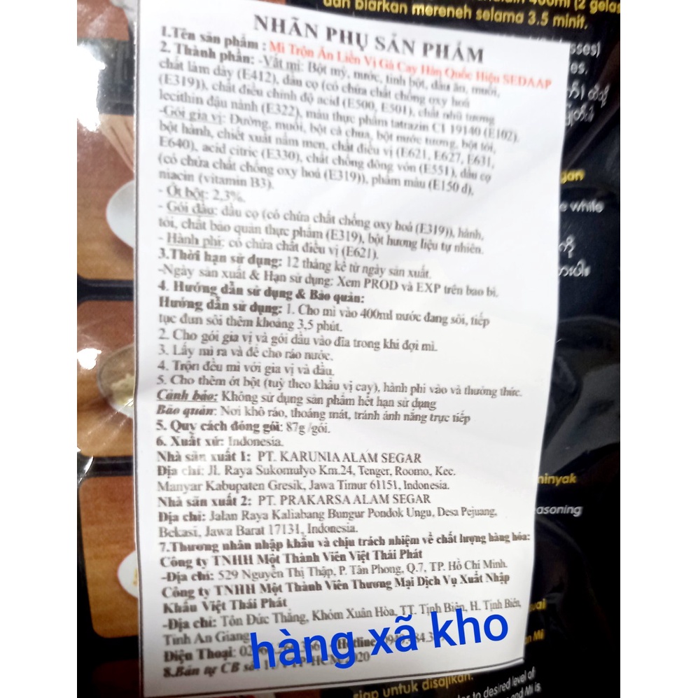 5 loại_ thùng  40 mì trộn khô mi goreng sedaap.hsd:2/2024