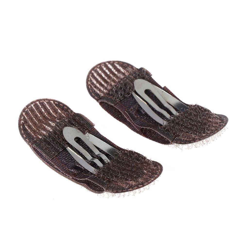 Set 2 Kẹp Tóc Màu Cà Phê Thời Trang
