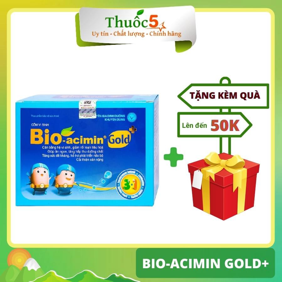 [GIÁ GỐC] Bio-acimin Gold+ hỗ trợ tiêu hóa cho bé hộp 30 gói