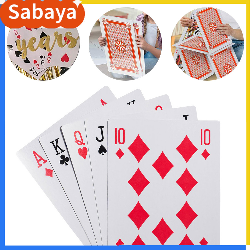 Bộ Bài Poker Khổng Lồ 15 2 / 4 / 6 / 9 Times