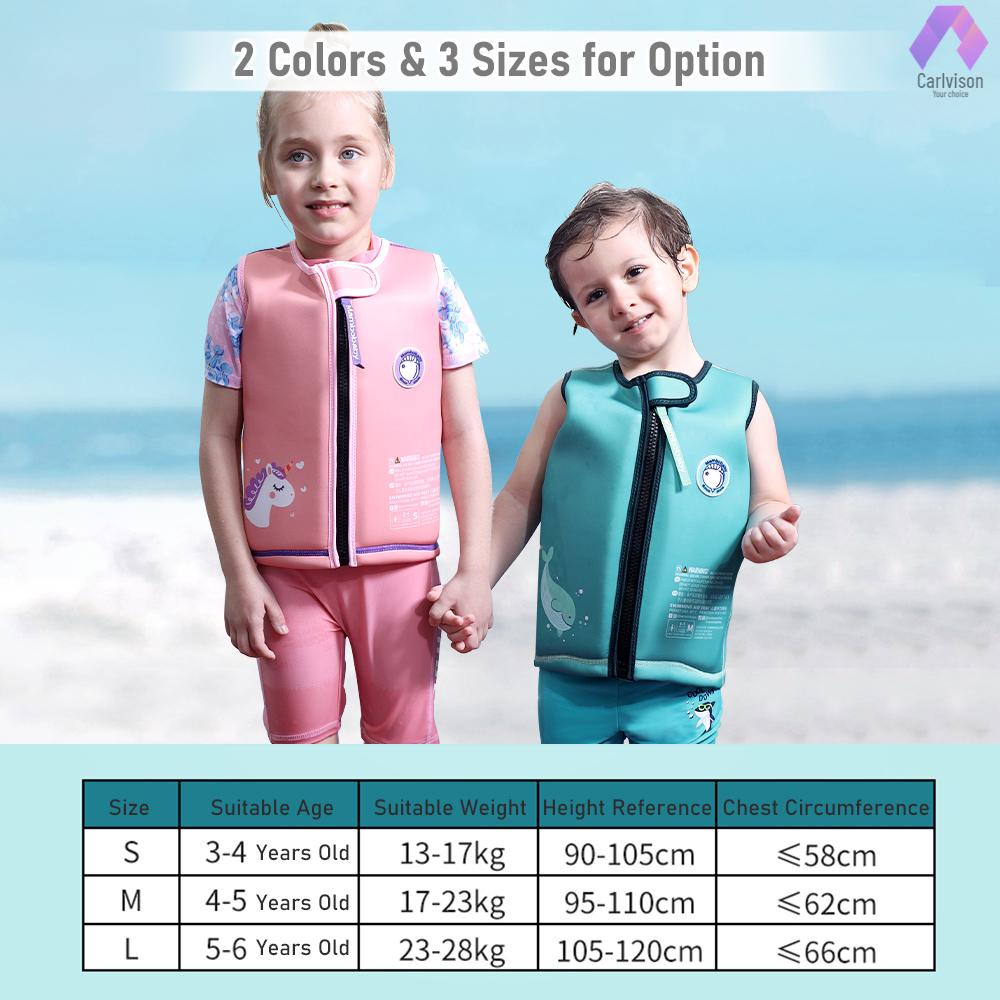 Áo Phao Bơi Cứu Hộ Dành Cho Trẻ Em 3-6 Tuổi / 28.7-61.7lbs