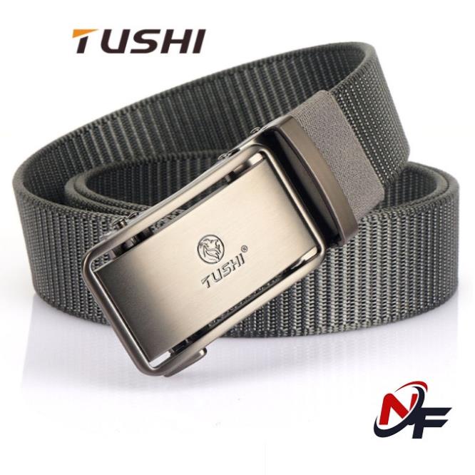 ☬♨♞Thắt lưng Nam vải Canvas Tushi V68 Khóa tự động chắc chắn, tiện lợi - (Dây nịch) Dây nịt dù cao cấp !
