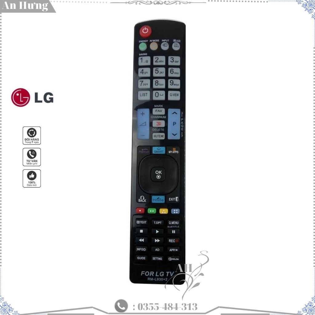 điều khiển tivi smart lg dài L930