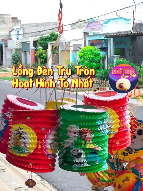 Lồng Đèn Giấy Trung Thu Hình Thú Mẫu Đẹp-Giấy Dày-Size Nhí