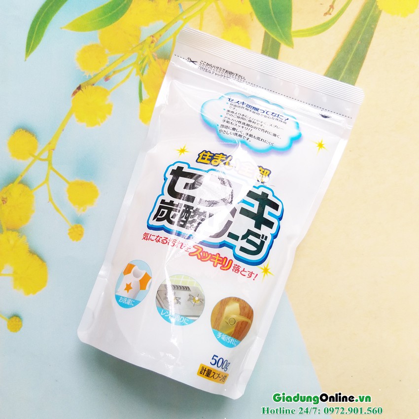 Bột Baking Soda tinh khiết Sesuki Rocket 500g hàng Nhật