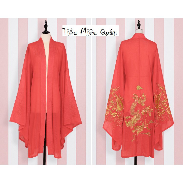 Nhiều mẫu áo choàng voan cổ trang khoác ngoài Hán phục | BigBuy360 - bigbuy360.vn