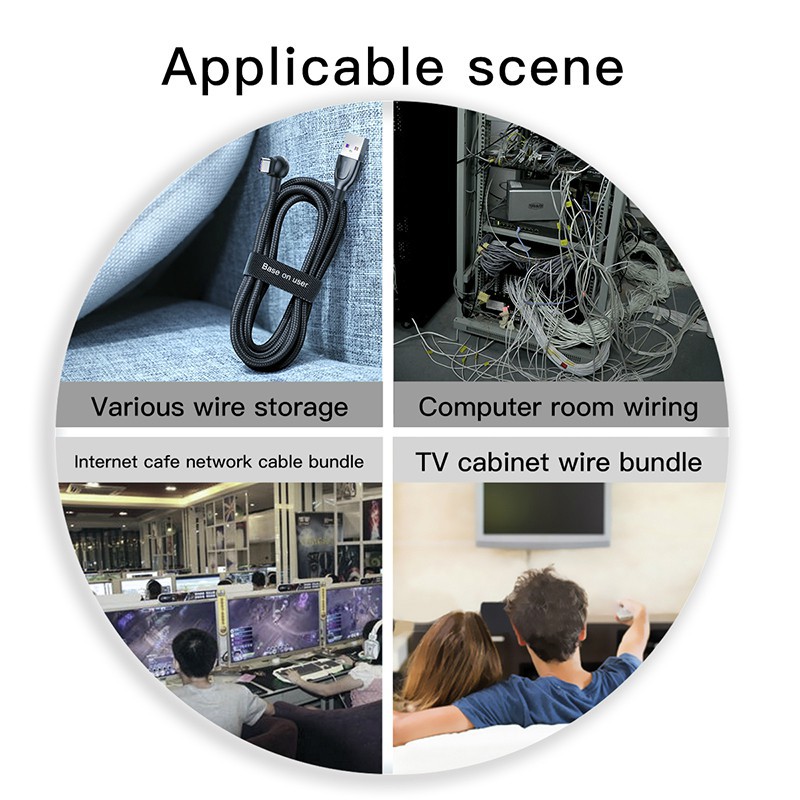 Dây quấn cáp sạc Baseus tiện lợi dễ dùng - Dây quấn cáp sạc Baseus tiện lợi dễ dùng 5M/  3M / 2M / 1M  /0.5 M