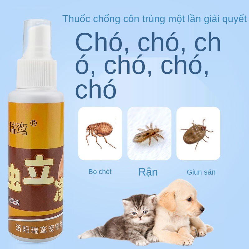 thuốc trị bọ chét cho chó trong ống nghiệm chống xịt diệt non Sản phẩm tẩy giun sánMUY