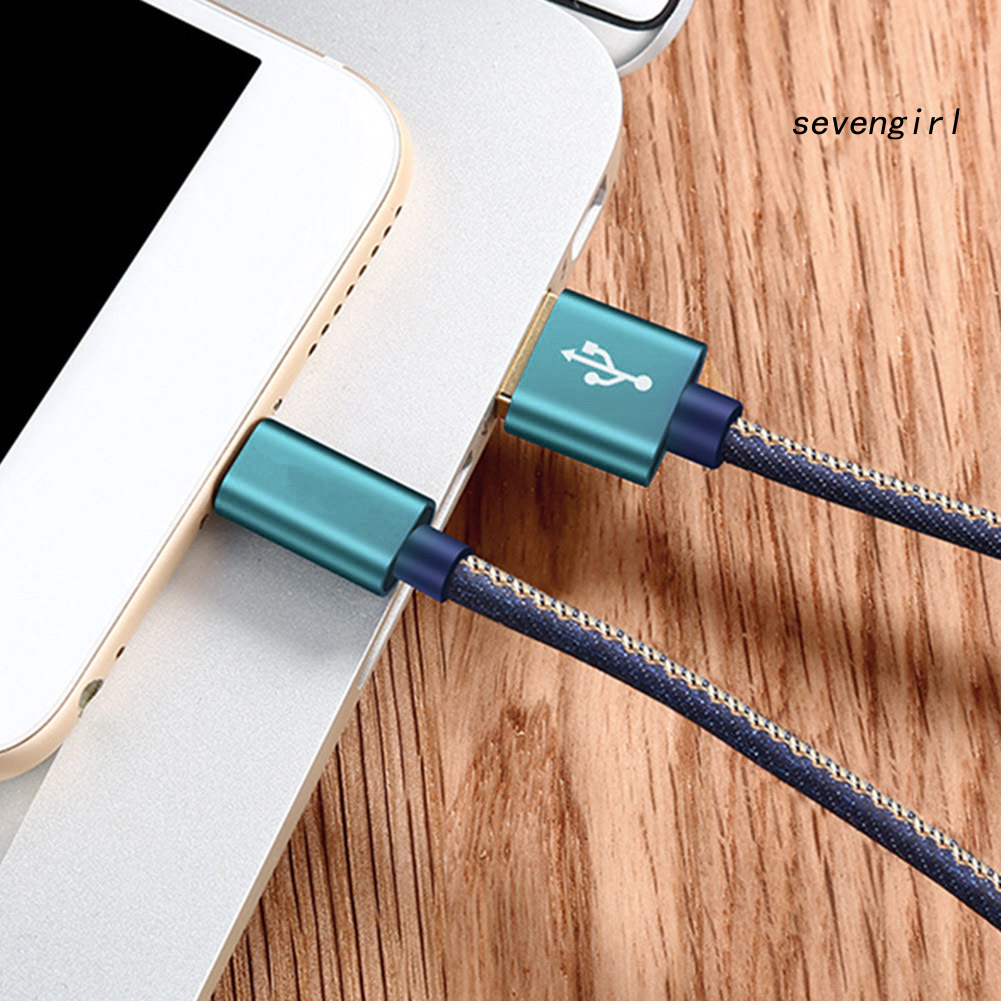 Cáp Sạc Nhanh Sev-2.1A Micro Usb Type C Cho Iphone Android Phone