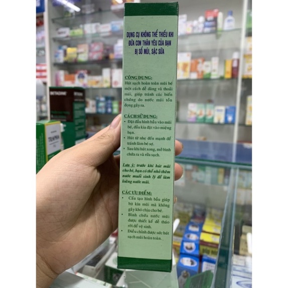 [Chính hãng] Dụng cụ hút mũi con voi trắng - Dụng cụ hút mũi silicon cho bé