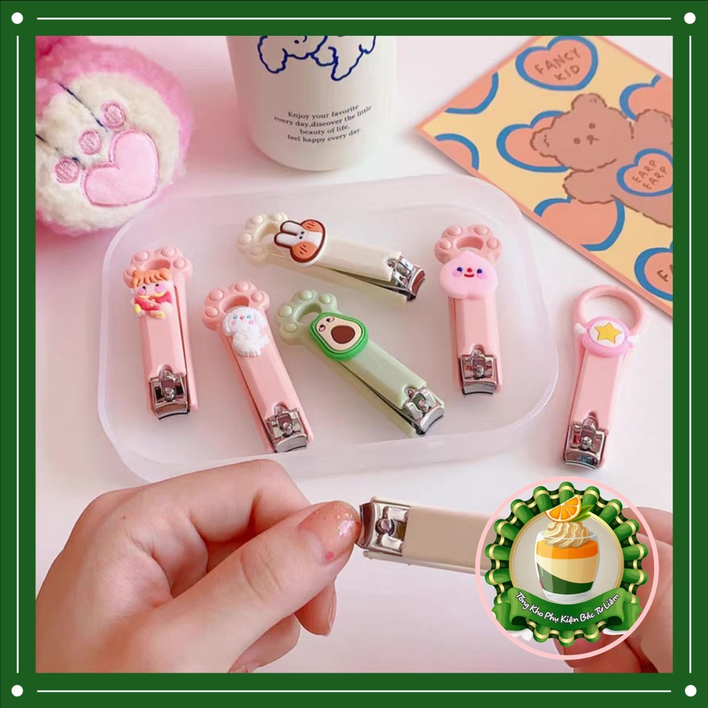 Bấm móng tay cute, cắt móng chân cho bé và người lớn bo góc hình đáng yêu mini tiện dụng - Family Care