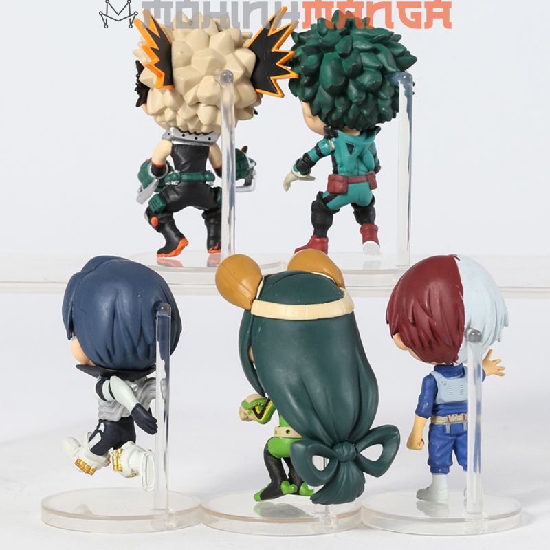 Mô hình 5 nhân vật Midoriya Deku Katsuki Bakugo Kacchan Shoto Todoroki Asui Tsuyu Froppy Iida Tenya My hero academia