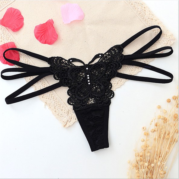 Quần lót nữ lọt khe hình bướm 3 dây [Giảm Giá] quần lót nữ lọt khe gợi cảm AT10 | BigBuy360 - bigbuy360.vn