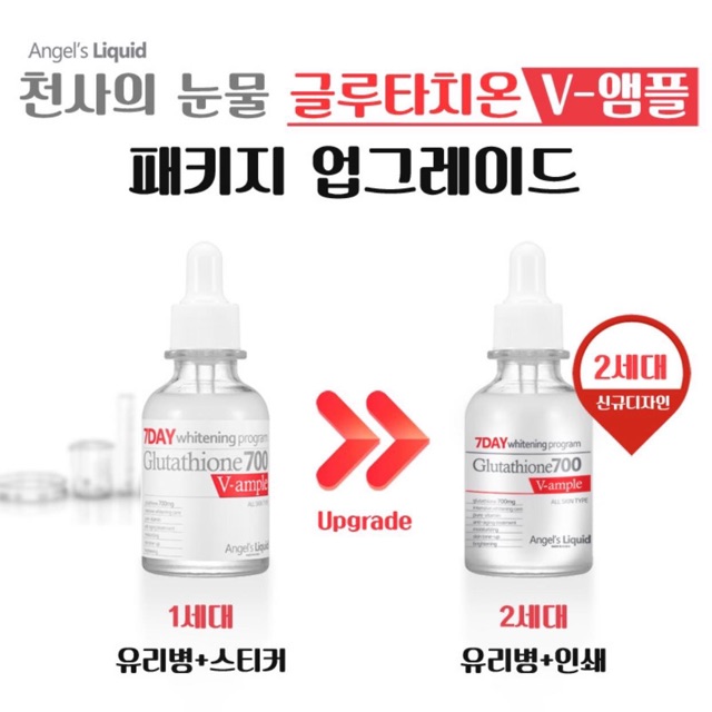 Huyết thanh trắng da 7 day whitening program glutathione 700