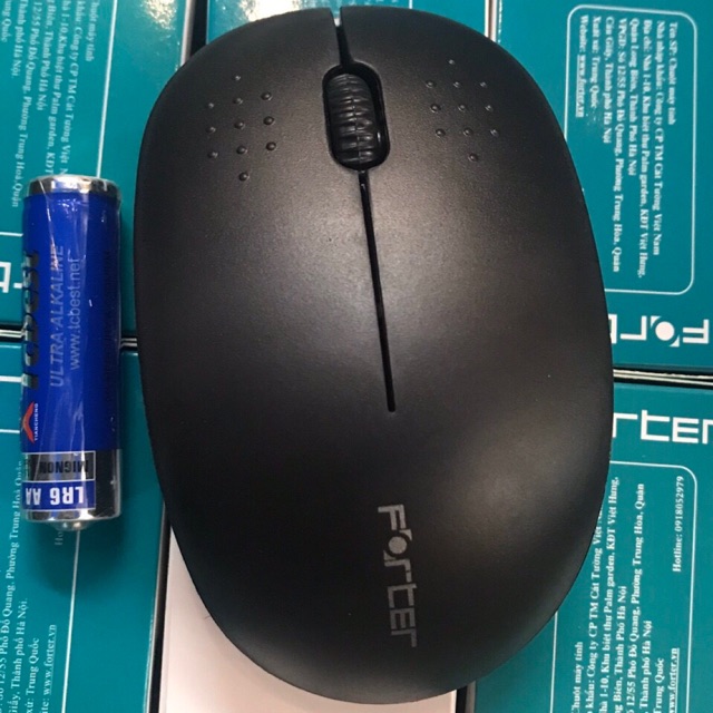 [Mã ELFLASH1 hoàn 10K xu đơn 20K] Chuột không dây Forter V181