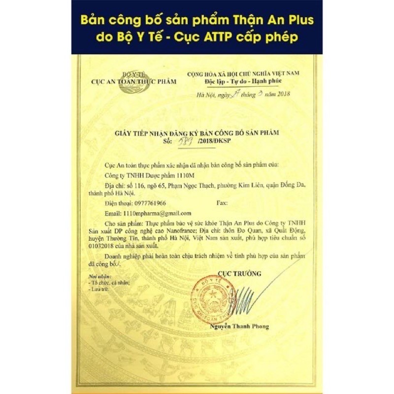 Thận an plus hộp 20 viên